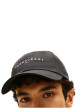 Thumbnail Casquette en coton biologique noire unie avec fermeture strapback - Image 4