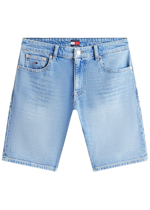 Short 5 Poches en coton mélangé stone uni avec un zip et un bouton