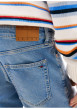 Thumbnail Short 5 Poches en coton mélangé stone uni avec un zip et un bouton - Image 5