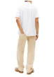 Thumbnail Chemise en coton bleu clair à rayures avec une coupe droite et un col à revers - Image 3