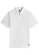 Thumbnail Polo gris uni avec une coupe droite et un col à revers avec boutons