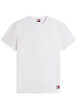 Thumbnail T-shirt gris uni avec une coupe droite et des manches courtes