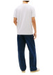 Thumbnail T-shirt gris uni avec une coupe droite et des manches courtes - Image 3