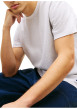 Thumbnail T-shirt gris uni avec une coupe droite et des manches courtes - Image 5