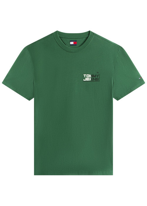 T-shirt en coton sapin imprimé avec une coupe...
