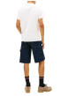 Thumbnail T-shirt en coton blanc uni avec une coupe droite et un col rond - Image 3