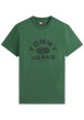 Thumbnail T-shirt en coton sapin imprimé avec une coupe droite et un col rond