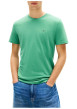 Thumbnail T-shirt vert uni avec une coupe droite et des manches courtes - Image 2