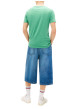 Thumbnail T-shirt vert uni avec une coupe droite et des manches courtes - Image 3