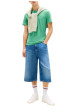 Thumbnail T-shirt vert uni avec une coupe droite et des manches courtes - Image 4
