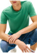 Thumbnail T-shirt vert uni avec une coupe droite et des manches courtes - Image 5