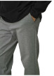 Thumbnail Pantalon Chino gris uni avec une coupe droite à zip et à bouton - Image 3