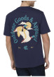 Thumbnail T-shirt en coton biologique marine à imprimé avec une coupe droite - Image 5