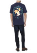 Thumbnail T-shirt en coton biologique marine à imprimé avec une coupe droite - Image 7
