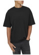 Thumbnail T-shirt noir uni avec une coupe droite et des manches courtes - Image 6