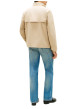 Thumbnail Blouson beige pourvu d'une fermeture zippée ton sur ton et du patch de la marque - Image 3
