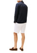 Thumbnail Surchemise en coton mélangé marine pourvue d'une fermeture boutonnée - Image 4