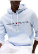 Thumbnail Sweat ciel à coupe ajustée pourvu d'un col à capuche avec cordon de serrage - Image 4