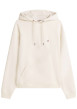 Thumbnail Sweat beige en coton pourvu d'un col à capuche avec cordon de serrage