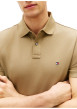 Thumbnail Polo en coton biologique beige à coupe droite pourvu d'un col à revers - Image 5