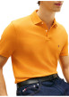 Thumbnail Polo en coton biologique jaune à coupe droite pourvu d'un col à revers - Image 4
