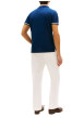 Thumbnail Polo en coton biologique marine à coupe droite pourvu d'un col à revers - Image 3