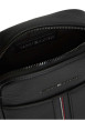 Thumbnail Sacoche noire pourvue d'une bandoulière réglable et du nom de la marque - Image 4