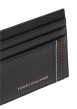 Thumbnail Porte-cartes en cuir noir aspect grainé pourvu du nom de la marque - Image 4