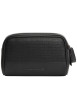 Thumbnail Trousse noire aspect tressé pourvu du nom de la marque à l'avant