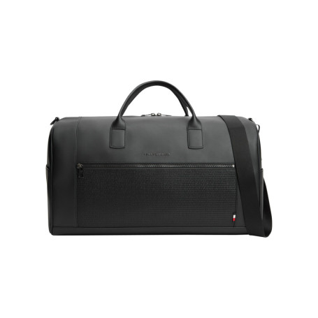 Sac weekender noir pourvu d'une large...