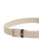 Thumbnail Ceinture écrue en maille tressée pourvue d'une fermeture par boucle ardillon - Image 2