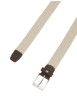 Thumbnail Ceinture écrue en maille tressée pourvue d'une fermeture par boucle ardillon - Image 3