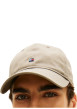 Thumbnail Casquette en coton biologique taupe pourvue d'une fermeture strapback - Image 4
