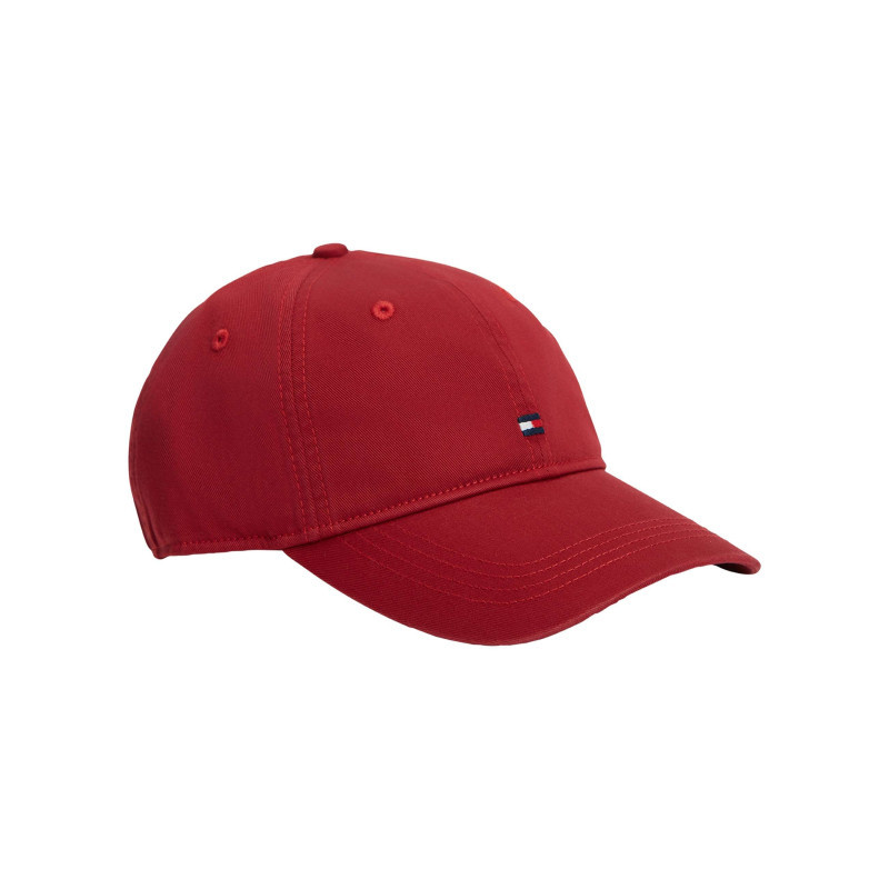 Tommy Hilfiger - Casquette En Coton Biologique Rouge Pourvue D'une Fermeture Strapback - Rouge