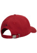 Thumbnail Casquette en coton biologique rouge pourvue d'une fermeture strapback - Image 2