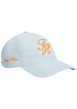 Thumbnail Casquette en coton biologique ciel pourvue d'une fermeture strapback