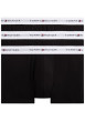 Thumbnail Lot de 3 boxers en coton noirs pourvus d'une taille élastiquée