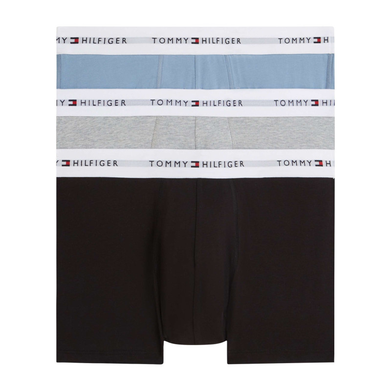 Tommy Hilfiger - Lot De 3 Boxers En Coton Multicolores Pourvus D'une Taille élastiquée - Multicolore