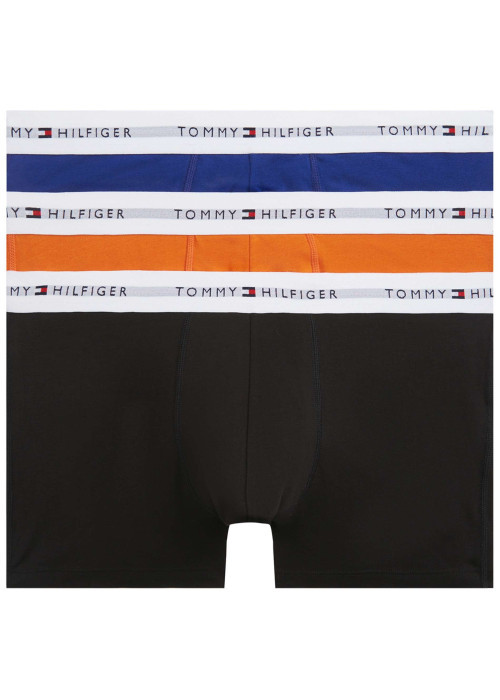 Lot de 3 boxers en coton multicolores pourvus d'une taille élastiquée
