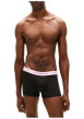 Thumbnail Lot de 3 boxers en coton noirs pourvus d'une taille élastiquée - Image 3