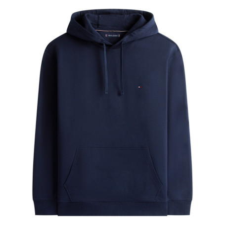 Sweat en coton marine avec une coupe droite et...
