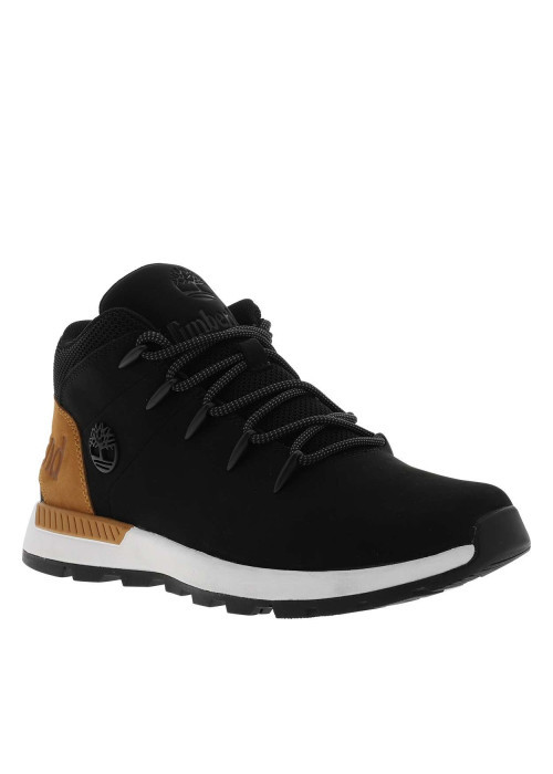 Bottines en cuir noires avec une semelle...