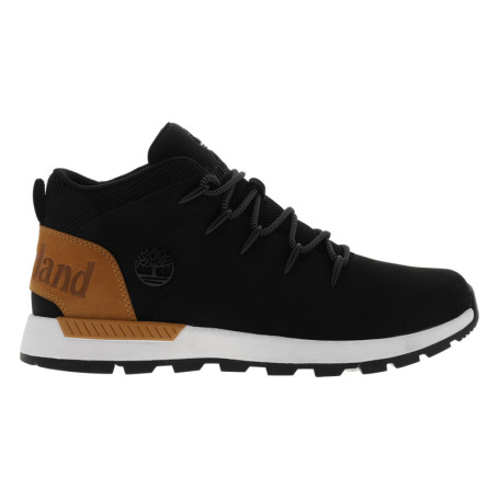 Bottines en cuir noires avec une semelle...