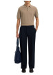 Thumbnail Polo en coton beige uni avec une coupe droite et un col boutonné - Image 6