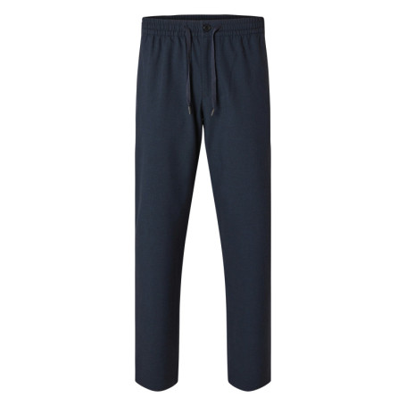 Pantalon chino marine uni avec une coupe droite...
