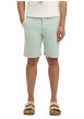 Thumbnail Short Chino en coton biologique vert d'eau uni avec une coupe droite - Image 5