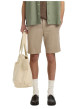 Thumbnail Short Chino en coton biologique beige uni avec une coupe droite - Image 5