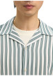 Thumbnail Chemise vert uni avec une coupe droite et des manches courtes - Image 5