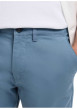 Thumbnail Pantalon Chino en coton biologique bleu uni avec une coupe slim - Image 5