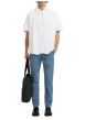 Thumbnail Pantalon Chino en coton biologique bleu uni avec une coupe slim - Image 6